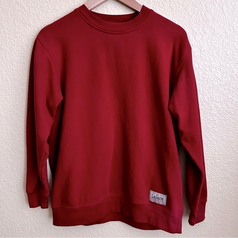 Lauren Ralph Lauren Red Crewneck Sweatshirt